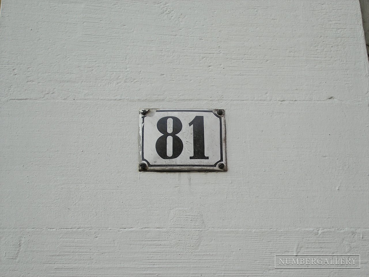 Hausnummer in Heidelberg