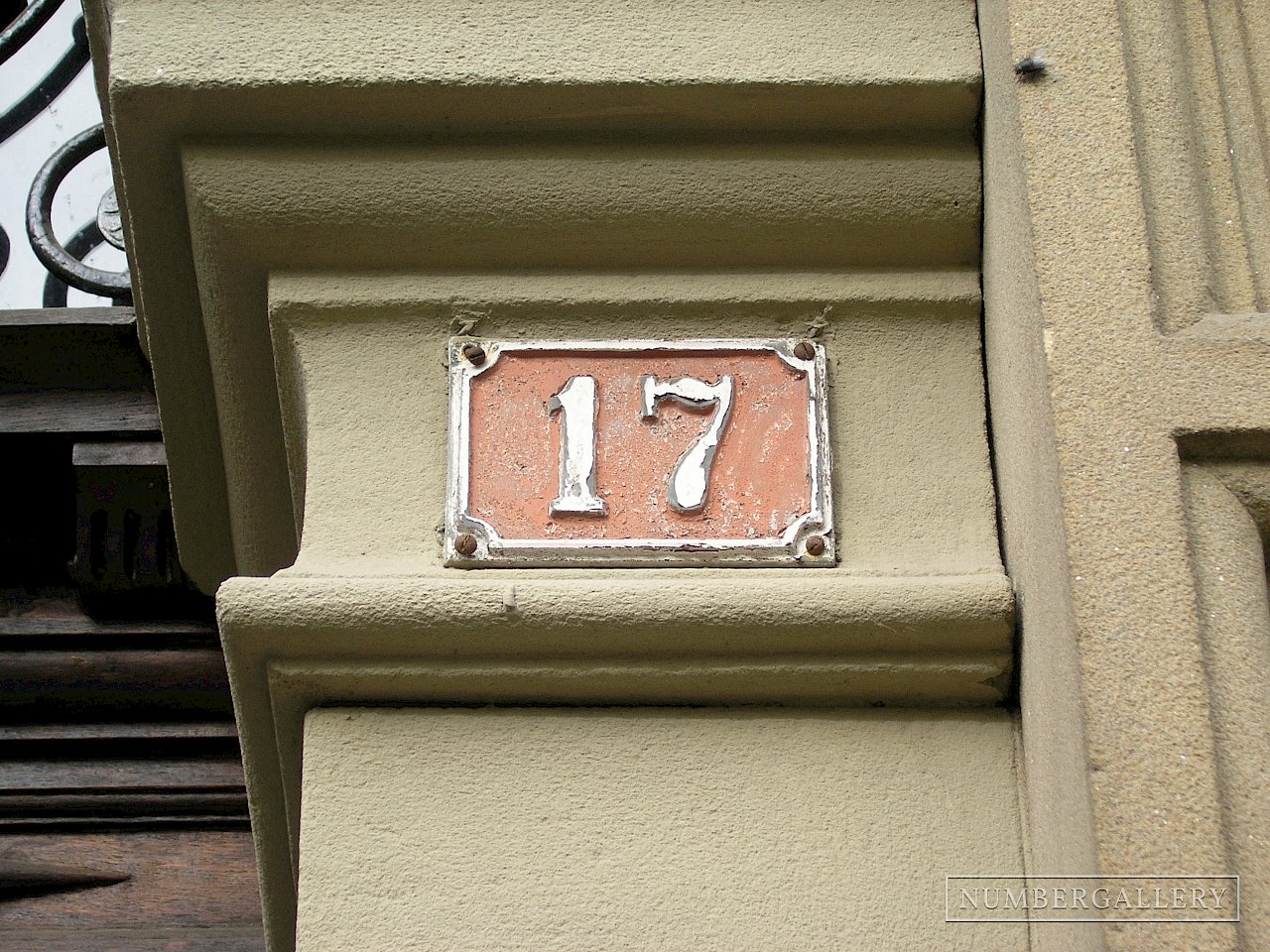 Hausnummer in Mainz