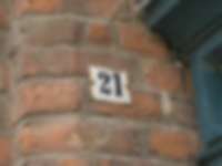 Hausnummer in Stralsund