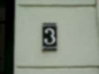 Hausnummer in Wismar