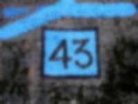 Markierung in den Dolomiten