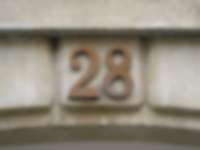Hausnummer in Genf / Genève