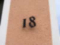 Hausnummer in Freiberg