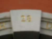 Goldene Hausnummer in Konstanz