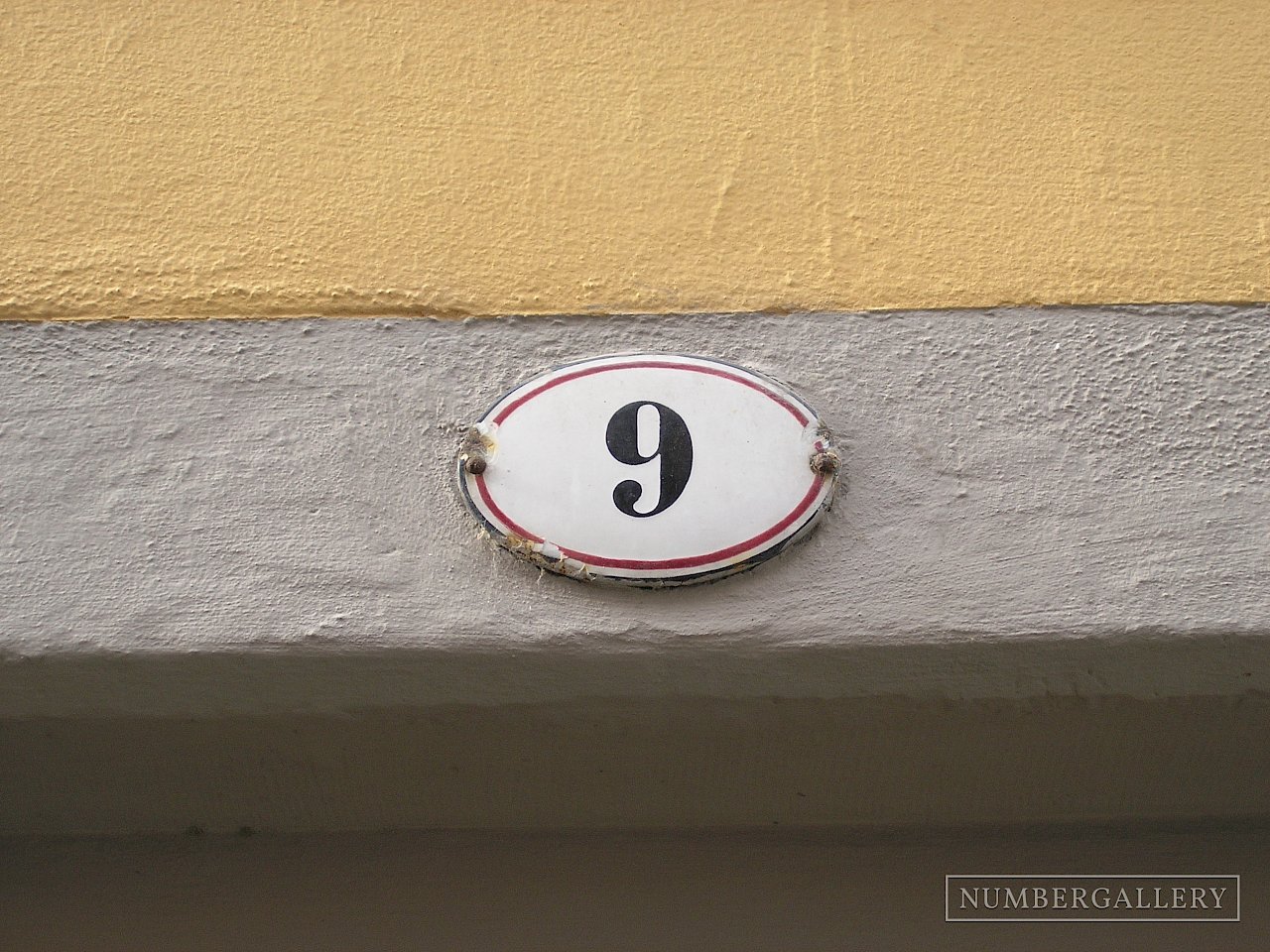 Hausnummer in Konstanz