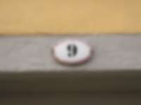 Hausnummer in Konstanz