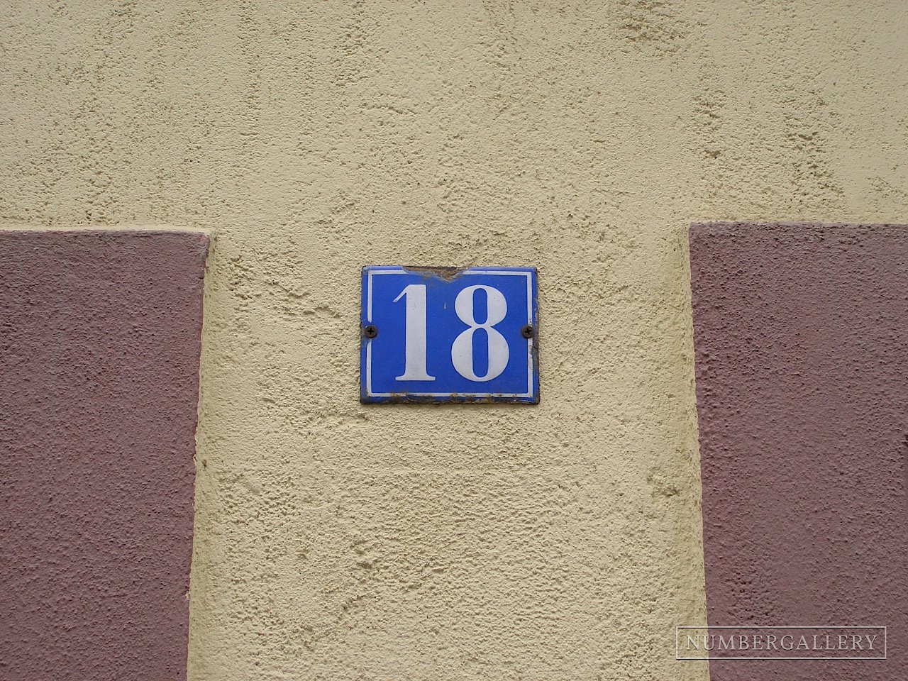 Hausnummer in Naumburg