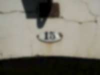 Hausnummer in Altenburg