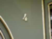 Hausnummer in Freiburg