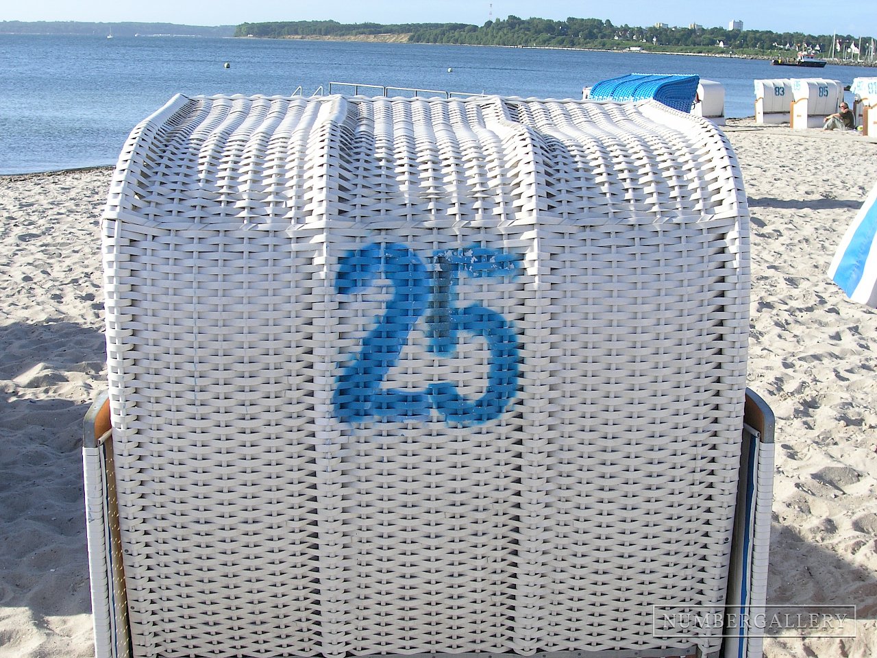 Strandkorb an der Ostsee