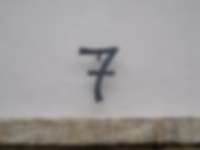 Hausnummer in Bamberg