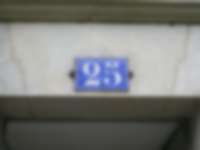 Hausnummer in Genf / Genève