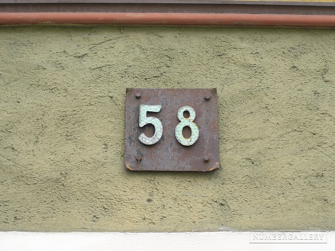 Hausnummer in Ladenburg