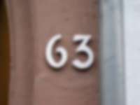 Hausnummer in Ladenburg