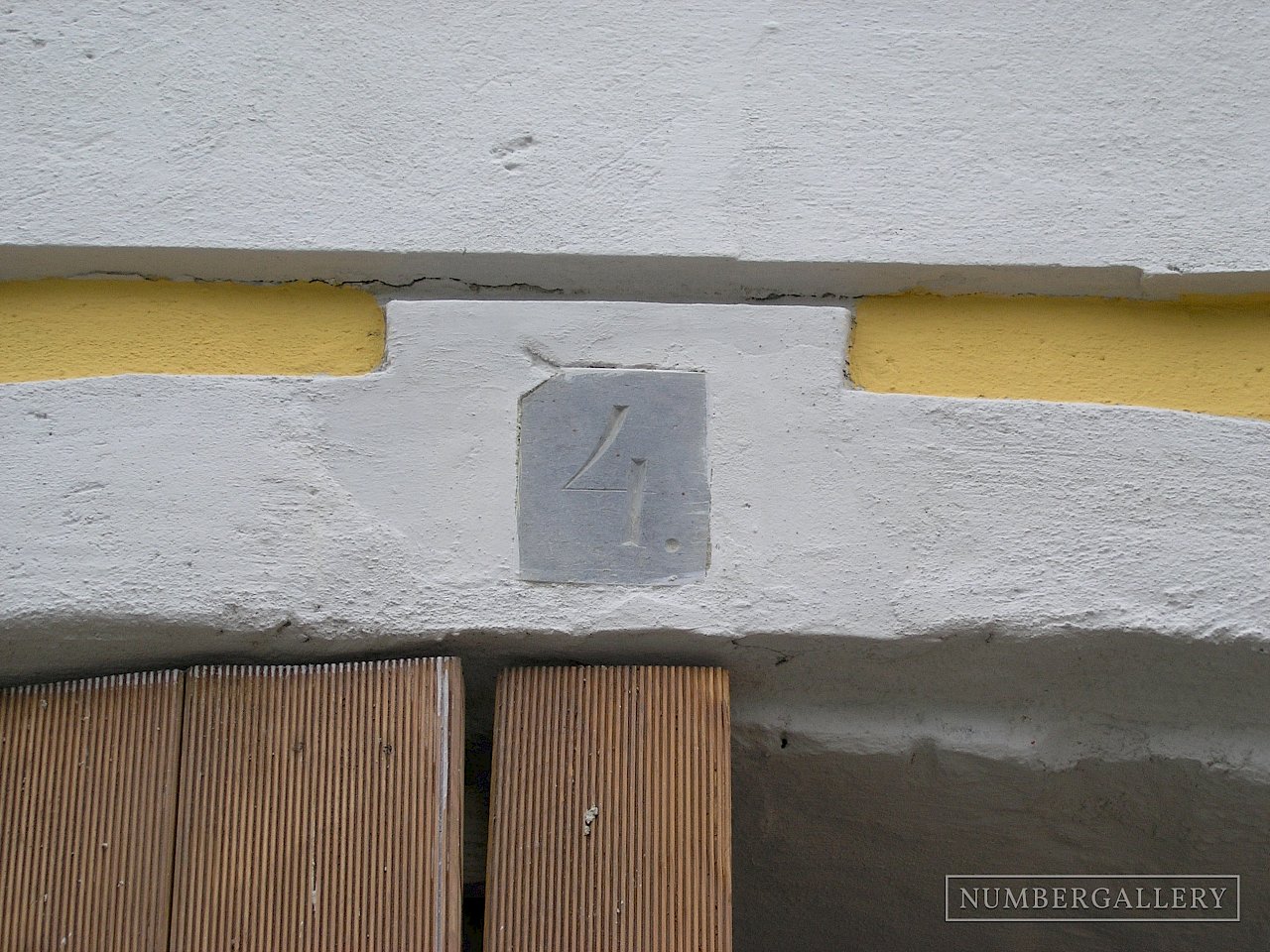Hausnummer in Stralsund