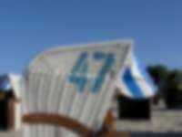 Strandkorb an der Ostsee