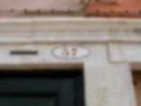 Hausnummer in Venedig / Venice