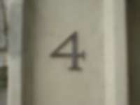 Hausnummer in Konstanz