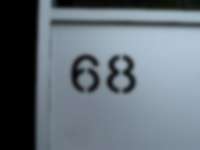 Hausnummer in Hamburg