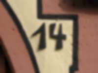 14 im gezackten Bogen