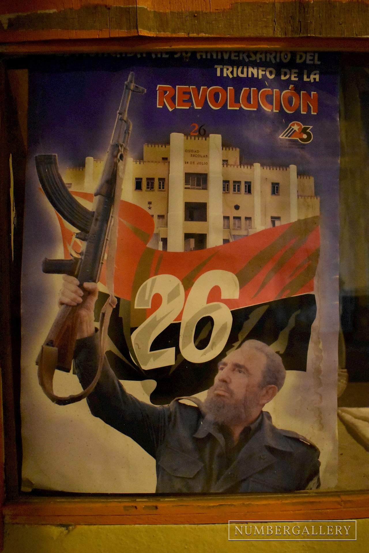 Afiche en Cuba