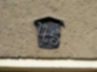 Hausnummer im Haus