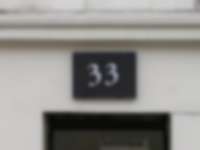 Hausnummer in London