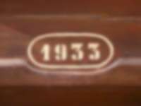 Holz-Hausnummer in Venedig / Venice