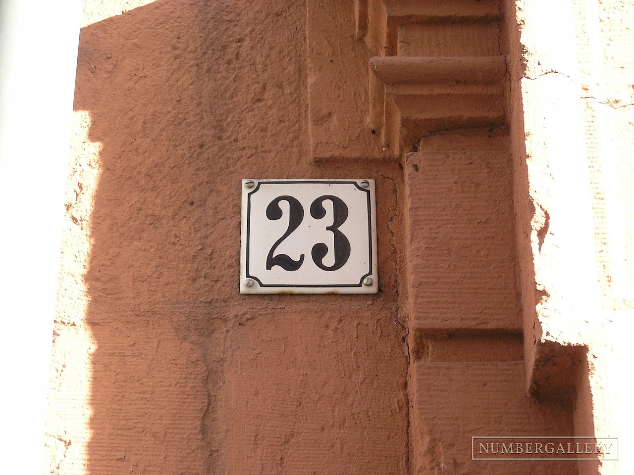 Hausnummer in Heidelberg