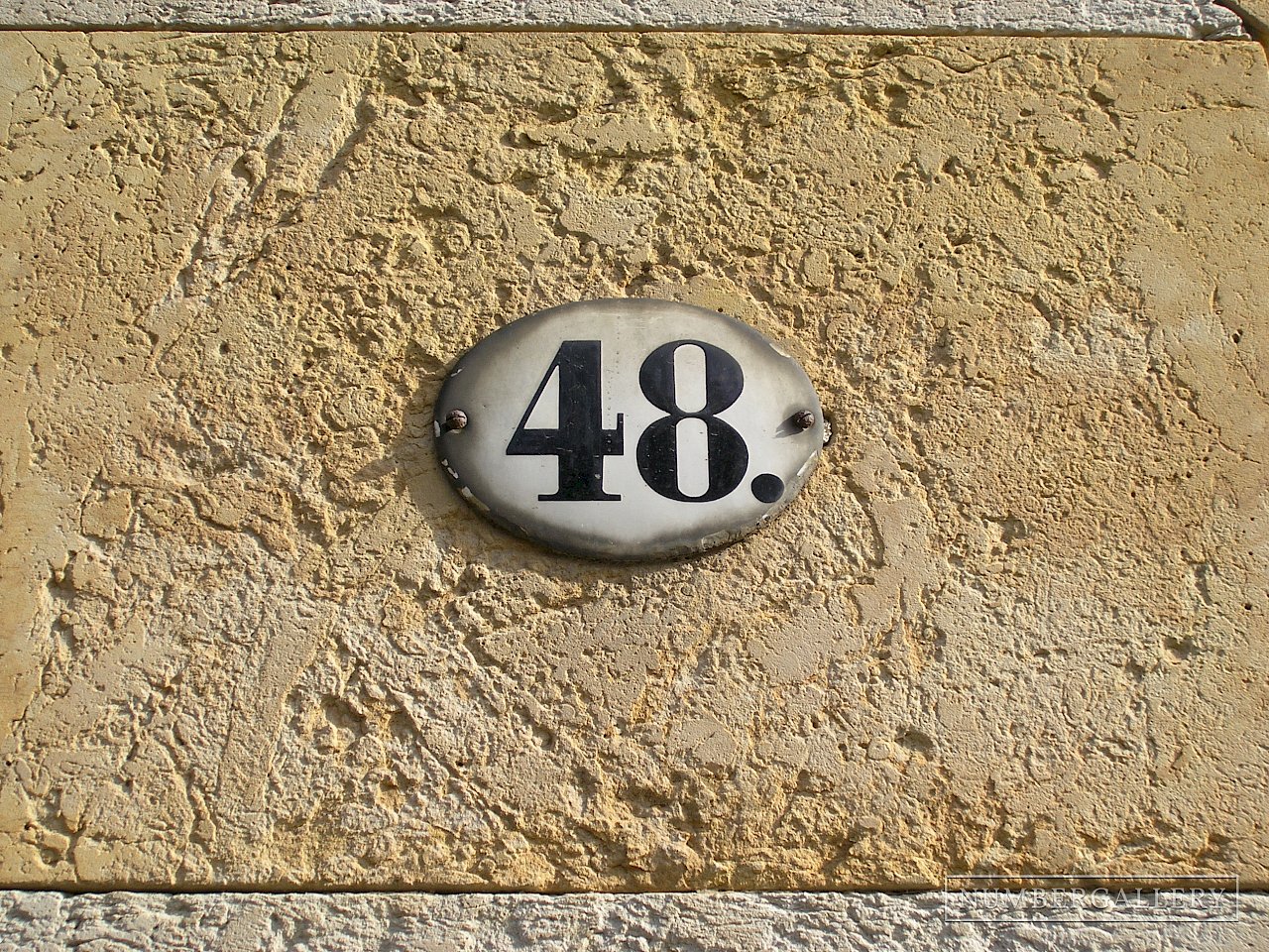 Hausnummer in Dresden