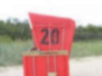 Strandkorb an der Ostsee