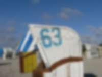 Strandkorb an der Ostsee