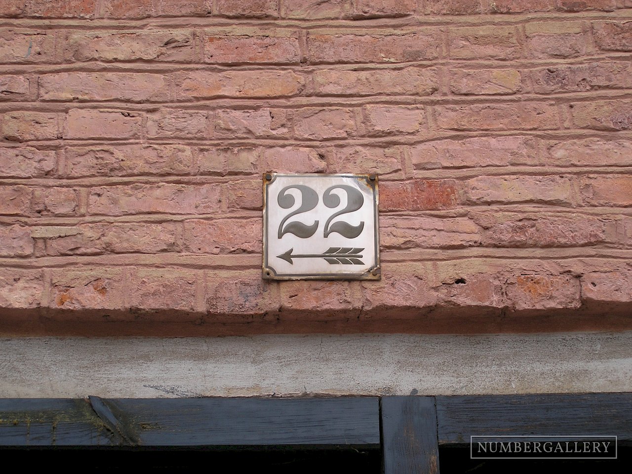 Hausnummer in Potsdam
