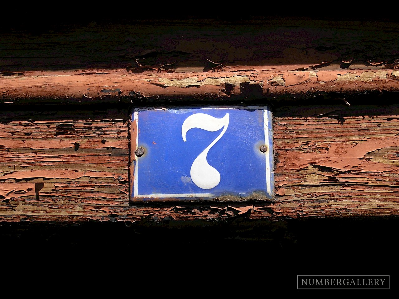 Hausnummer in Quedlinburg