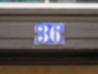 Hausnummer in Quedlinburg