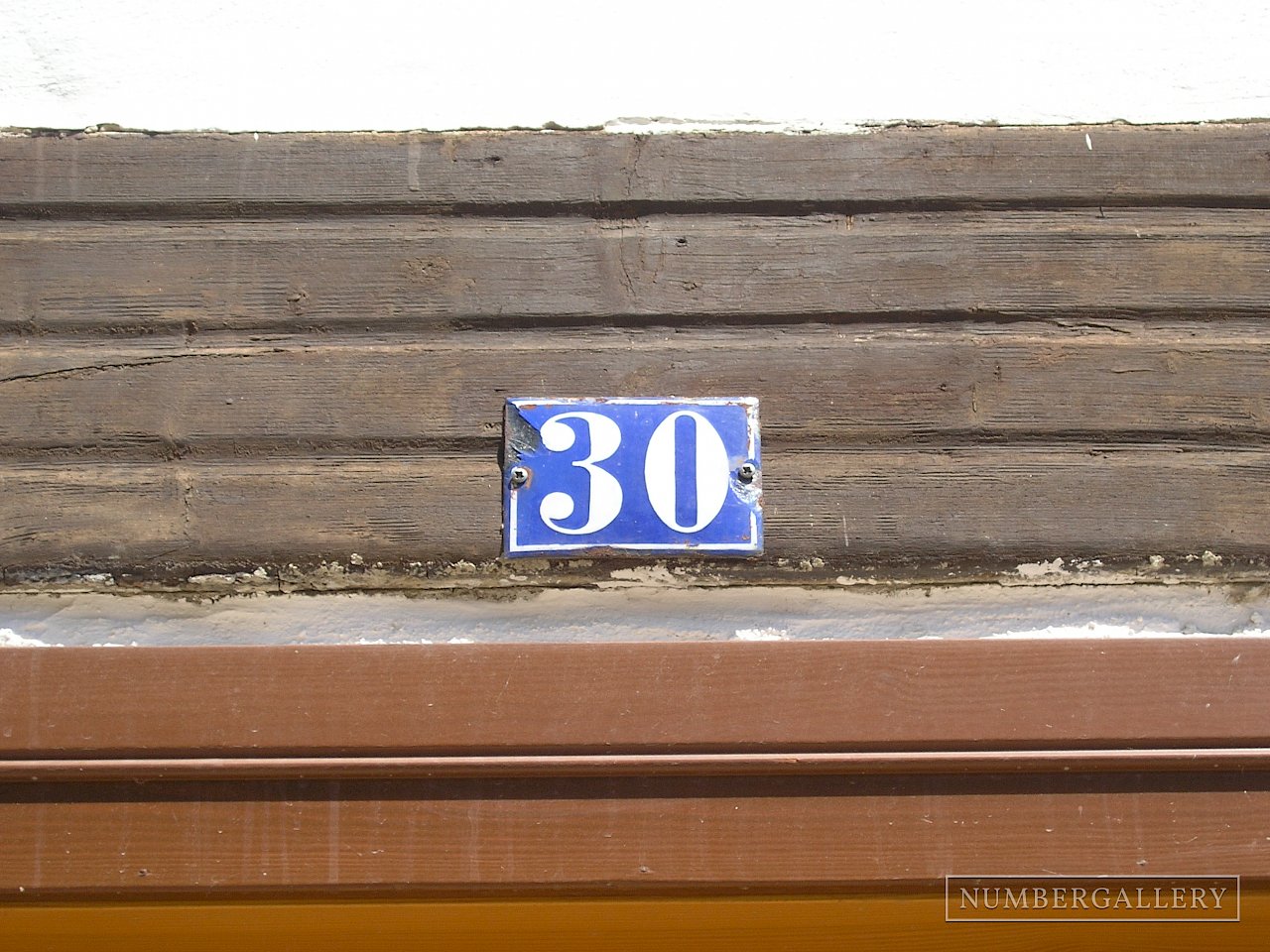 Hausnummer in Quedlinburg