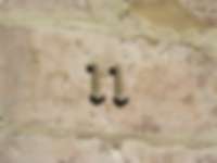 Hausnummer in Quedlinburg