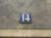 Hausnummer in Augsburg