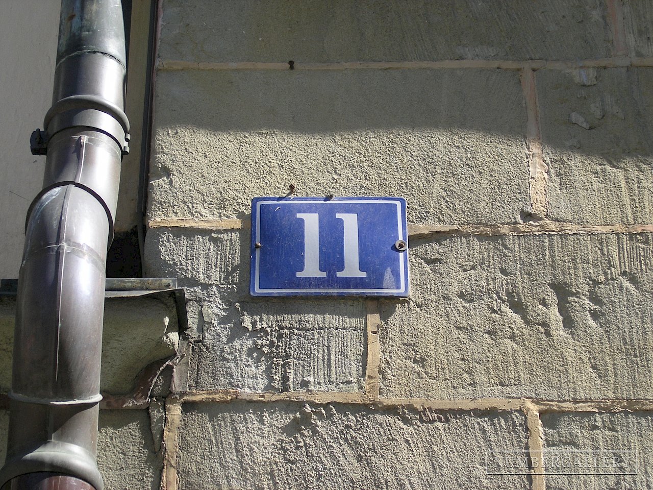 Hausnummer in Lauterbrunnen