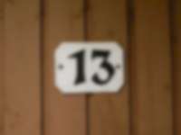 Hausnummer in Ladenburg