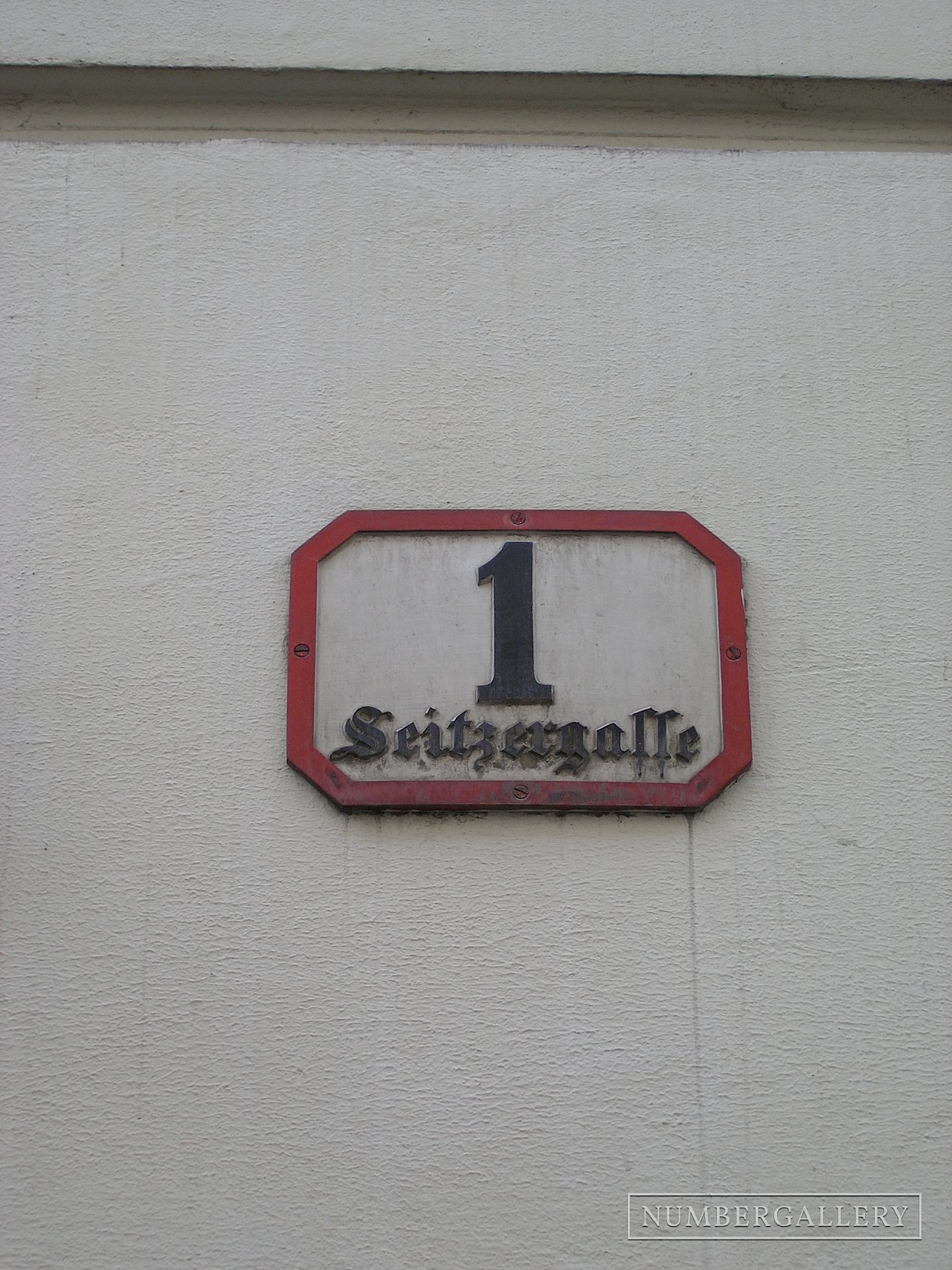Hausnummer in Wien