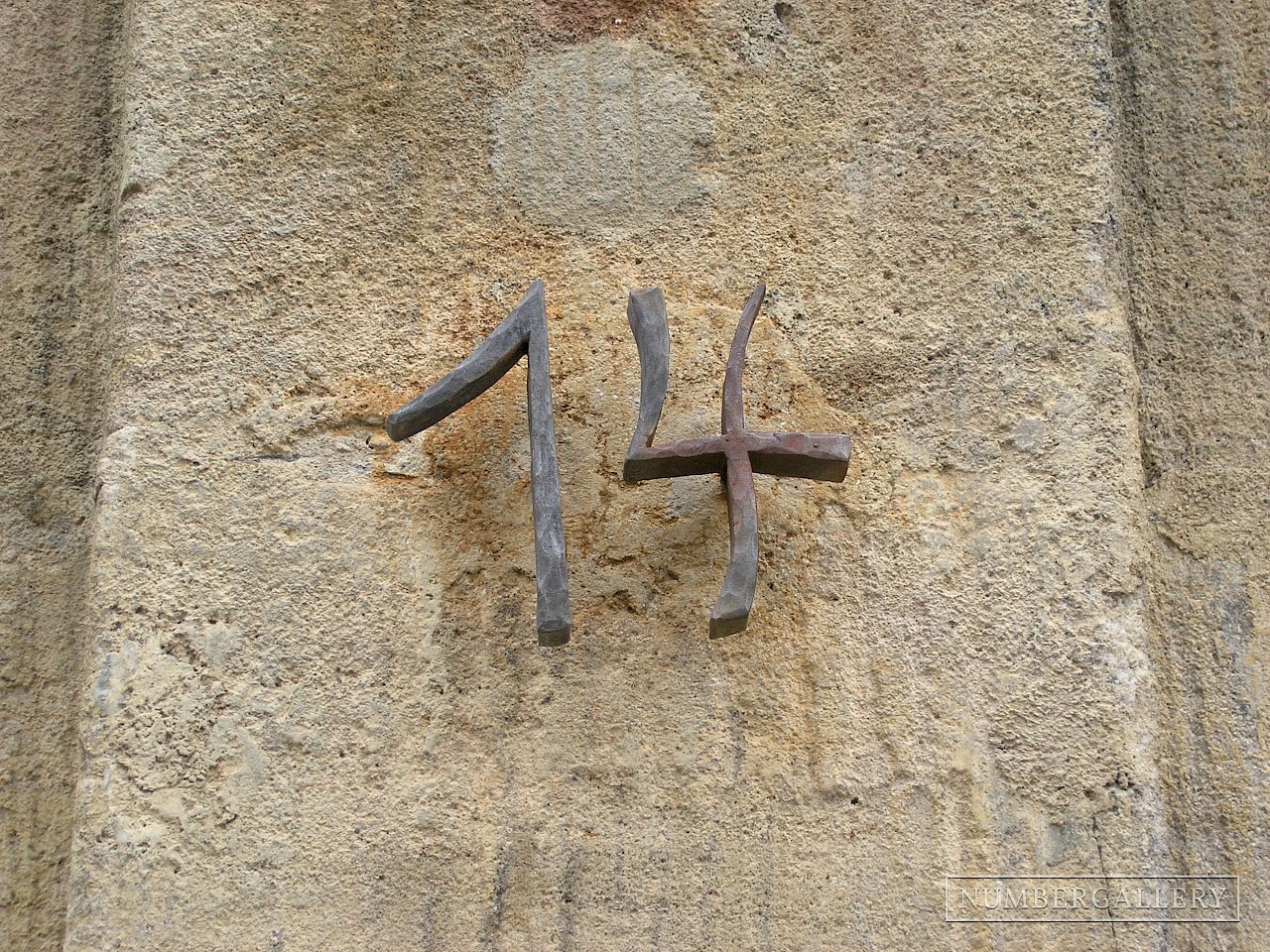 Hausnummer in Bamberg