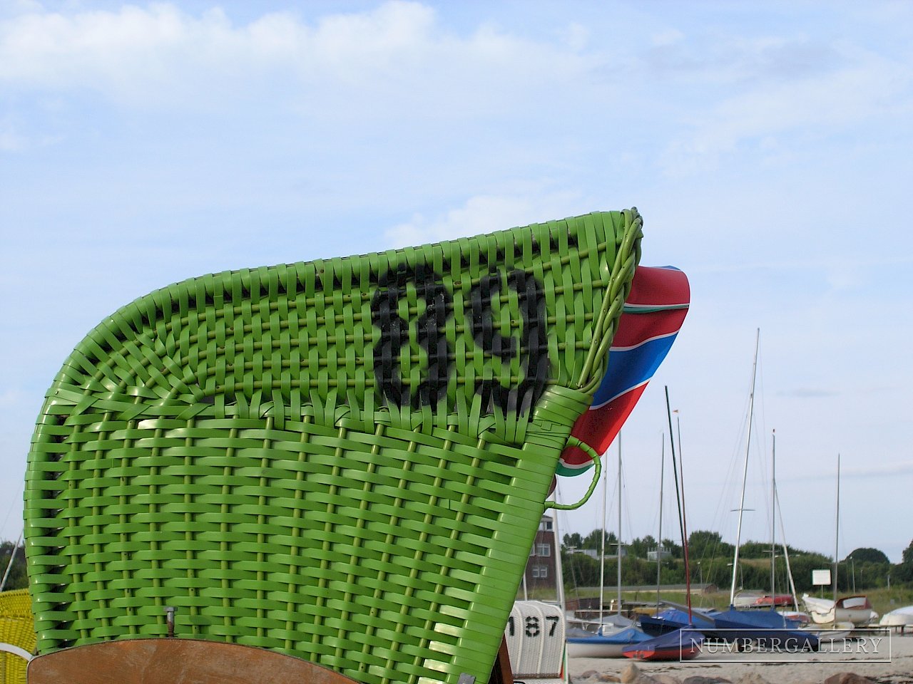 Strandkorb an der Ostsee