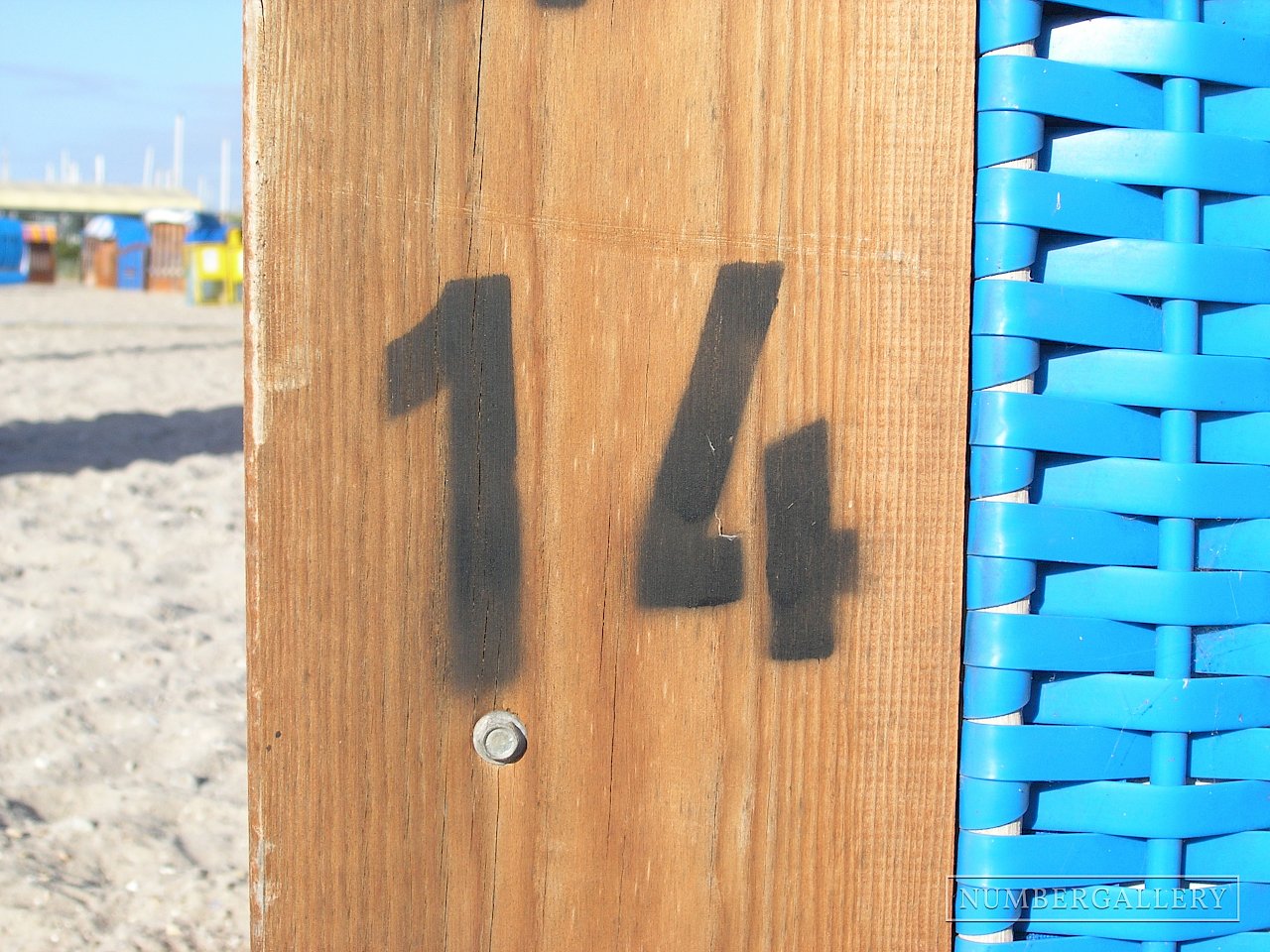 Strandkorb an der Ostsee