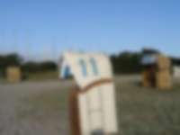 Strandkorb an der Ostsee