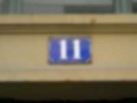 Hausnummer in Mainz
