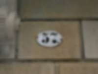 Hausnummer in Dresden