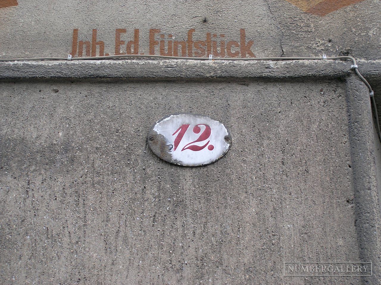 Hausnummer in Zittau