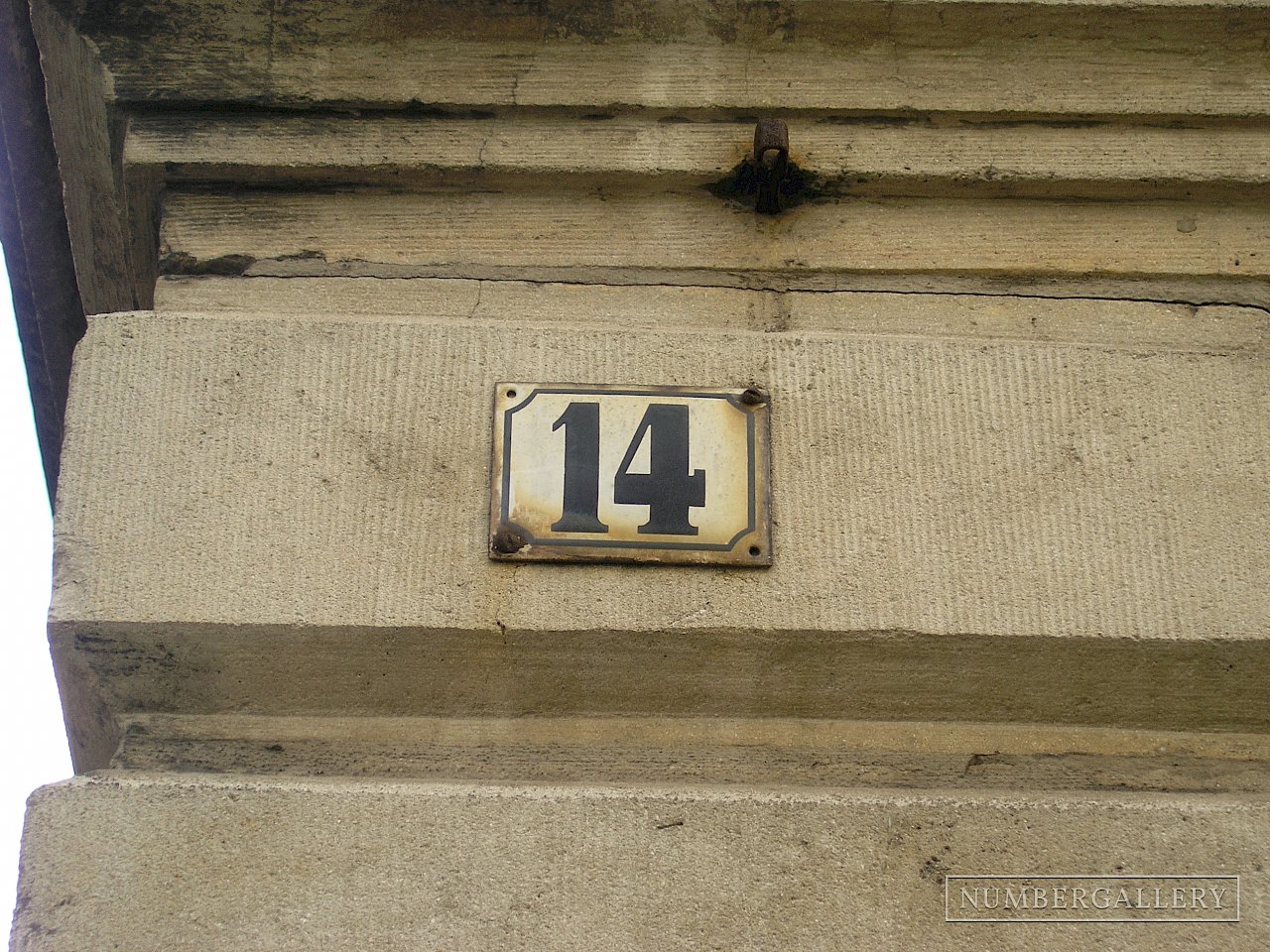Hausnummer in Heidelberg