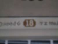 Hausnummer in Freiburg